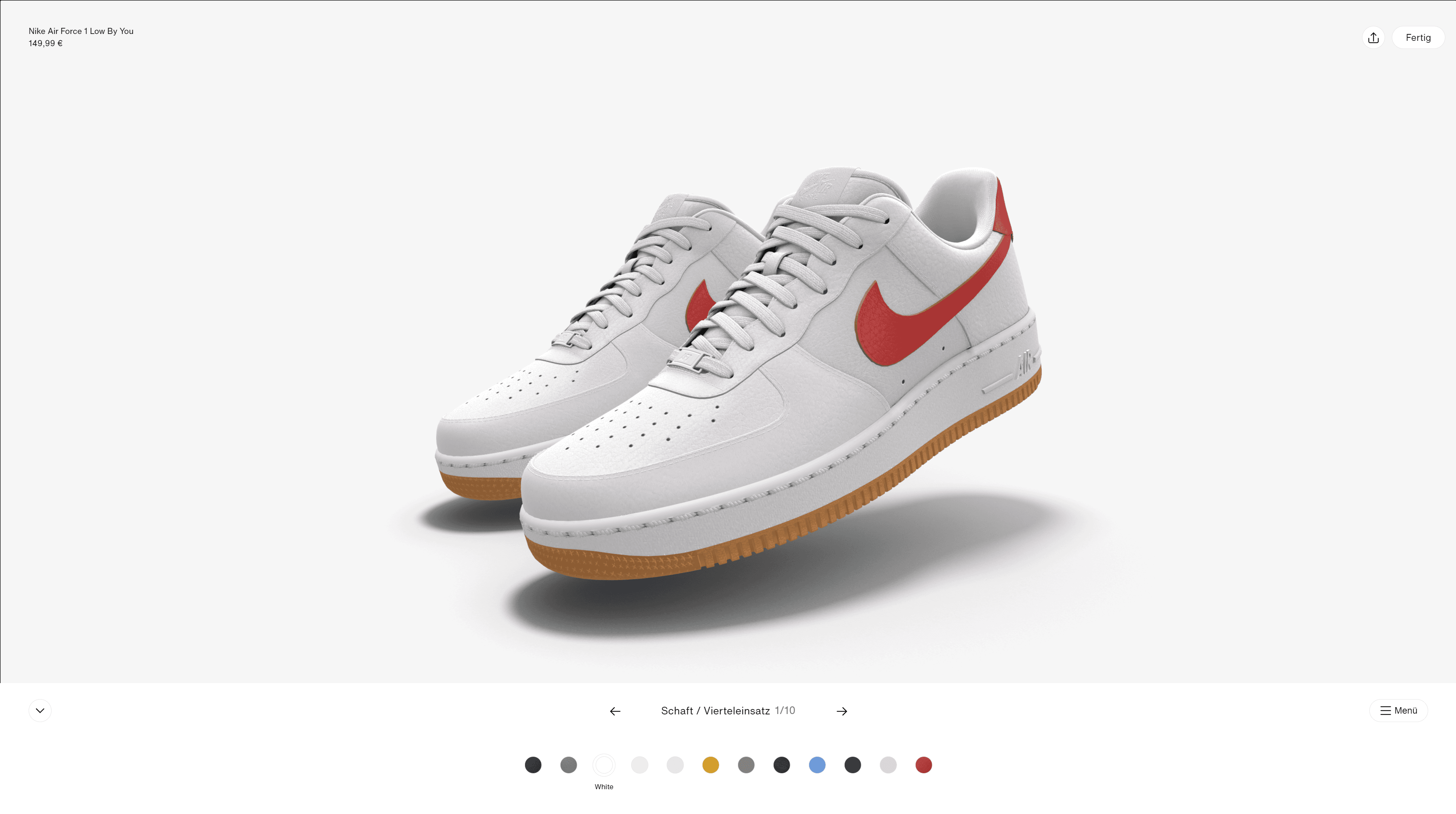 Nike By You 3D Designer Configurator